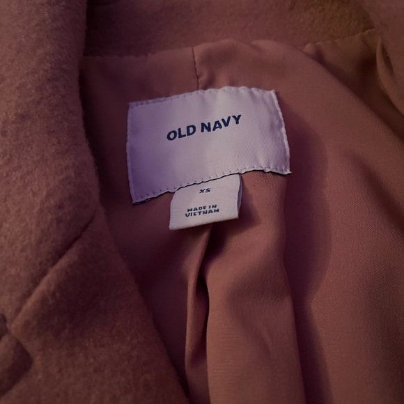 Old Navy Dusty Rose Peacoat - Picture 2 of 3